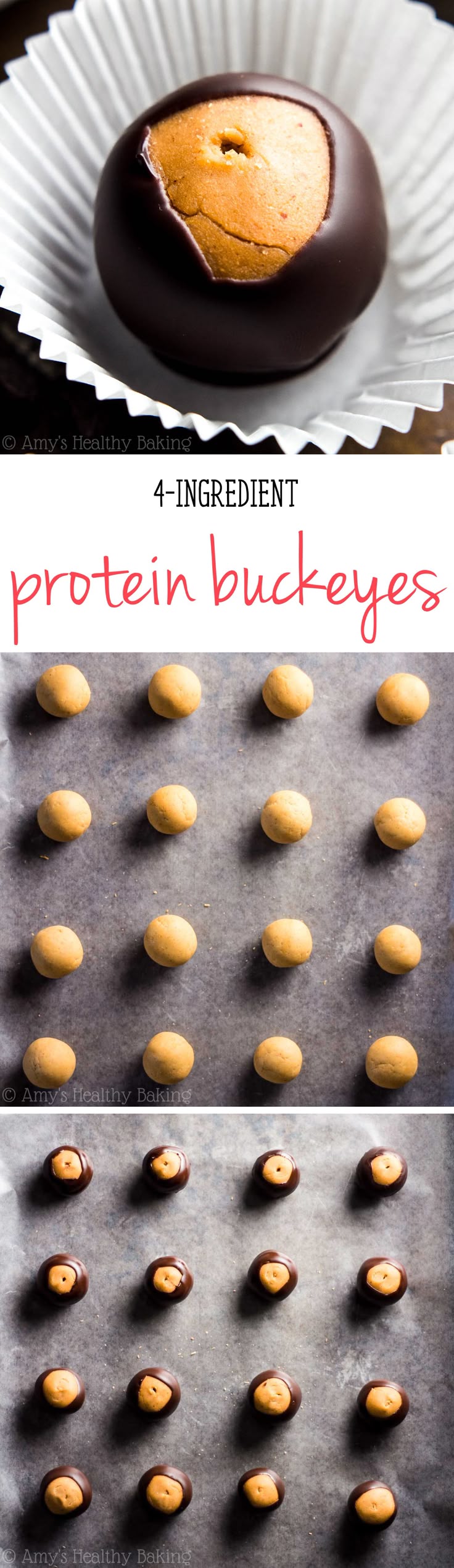 Easy 4-Ingredient Protein Buckeyes: Your Healthy No-Bake Treat